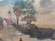 Delcampe - Ancien Petit Tableau Peint Sur Bois XIXème Montagne - Huiles