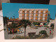 Cartolina Metaponto Frazione Di Bernalda, In Provincia Di Matera,piazzale Lido Anni 70, Hotel Sacco,ristorante - Matera