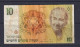 ISRAEL  - 1987 10 New Sheqalim Circulated Banknote As Scans - Israele