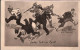 ! Alte Ansichtskarte Deutsche Propaganda, 1. Weltkrieg, Russen, Briten, Franzosen, Feldpost 1914, Militaria - Guerre 1914-18