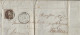 Belgique 1860 COB 10A, Lettre Oblitérée D36, Anthée. Voir Scans - Postmarks - Lines: Distributions