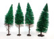 Delcampe - BUSCH LOT De 4 ARBRE SAPIN VEGETAUX, HO DECOR PAYSAGE, 12-12,5cm MINIATURE TRAIN - MODELISME FERROVIAIRE  (1712.285) - Décors