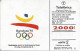 Spain - Telefónica - Olympics Barcelona '92 - Cartel I - CP-015 - 06.1992, 2.000PTA, 30.000ex, Used - Commémoratives Publicitaires