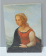 -PORTRAIT HSP BOIS ACAJOU Ste VIERGE Auréolée Signé D DENIS 1933 D'ap RAPHAEL    E - Oils