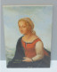 Delcampe - -PORTRAIT HSP BOIS ACAJOU Ste VIERGE Auréolée Signé D DENIS 1933 D'ap RAPHAEL    E - Oils