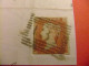 INGLATERRA REINO UNIDO GRANDE BRETAGNE 1851 QUEEN VICTORIA Yvert 3 FU SOBRE FRAGMENTO - Used Stamps