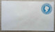 BRITISH INDIA  QUEEN VICTORIA HALF ANNA BLUE ENVELOPE, MINT UNUSED - 1882-1901 Imperium