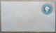 BRITISH INDIA  QUEEN VICTORIA HALF ANNA BLUE ENVELOPE, MINT UNUSED - 1882-1901 Empire