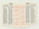 VIEUX PAPIERS     PETIT CALENDRIER    "  LAROUSSE    1934  ". - Petit Format : 1921-40