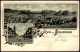 Ansichtskarte Balingen 2 Bild: Stadt, Friedrichsstraße 1900 - Balingen