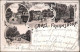 Ansichtskarte Litho AK Frohnsdorf-Treuenbrietzen Straßen, Geschäfte 1898 - Treuenbrietzen
