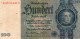 Billet De 100 Reichsmark ( Reichsbanknote) - 100 Mark