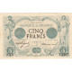 France, 5 Francs, Noir, 1873, T.2327, TTB, Fayette:01.17, KM:60 - 5 F 1871-1874 ''Noir''