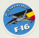 MILITARIA  AVIATION   " BELGIAN AIR FORCE  -  F 16  "      AUTO-COLLANT. - Luchtvaart