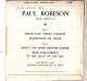 Disque De Paul Robeson - Swing Low, Sweet Chariot - Concert 'hall V 589 - France 1972 - Gospel & Religiöser Gesang