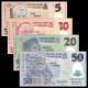 Nigeria  Random Year Plastic Banknotes Paper Money 5-50 Naira Polymer  UNC 4Pcs Banknote - Nigeria