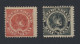 2x Newfoundland Dog Stamps; #56-1/2c F/VF & #58-1/2c F Guide Value = $25.00 - 1857-1861
