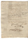 VP22.971 - Cachet De Généralité De PARIS / LAGNY - Acte De 1790 - Titre Nouvel - DAMPMART X THORIGNY - Algemene Zegels