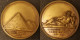 Egypte - Egypt Médaille Statue Du Nil Du Vatican, Conquête De La Basse-Egypte An VII, Les Pyramides De Gizeh - Royaux / De Noblesse
