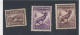 3x Newfoundland Stamps #137 -8c Perf-in #190 -5c VF #191 -5c VF All Mint No Gum - 1857-1861