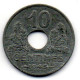 FRANCE, 10 Centimes, Zinc, Year 1943, KM # 898.2 - 10 Centimes