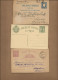 PORTUGAL - LOT DE 3 ENTIERS POSTAUX 1887 -1900 + 1 LOT DE  LETTRES AFFRANCHISSEMENTS COMPOSES -1950 A 1957 - Enteros Postales