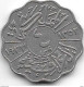 *irak 4 Fils 1933 Km 97  Vf+ - Irak