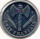 FRANCE, 50 Centimes, Aluminum, Year 1944-B, KM # 914.2 - 50 Centimes