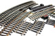 JOUEF HO 9 RAIL 2 COUPURE, 1 DECROCHAGE, 1 DROIT, 4 COURBE N°470 R=325mm R=385mm, MODELISME FERROVIAIRE TRAIN (2105.259) - Binari