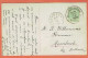 J - Relais - Sterstempel Membach Lez Dolhain- Obl Meirelbeke Vers Memback 1911 - CP Fantaisie - Postmarks With Stars