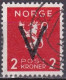 NO041 – NORVEGE - NORWAY – 1941 – VICTORY OVERPRINT ISSUE Without WM – SG # 319B USED 77 € - Gebraucht