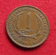 East Caribbean States 1 Cent 1957 KM# 2 *VT British Caribbean Territories Caraibas Caraibes Orientales Eastern - Britse-karibisher Territorien