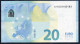 &euro; 20  ITALIA SF  S001 DRAGHI  UNC - 20 Euro
