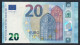 &euro; 20  ITALIA SF  S001 DRAGHI  UNC - 20 Euro