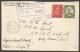 1934 Registered Cover 13c Cartier/Medallion CDS Montreal Station B Quebec PQ To USA - Postal History