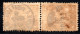 2429. GREECE, METELIN. 1873 EGYPT 1P. PAIR METELINO & ALEXANDRIA ARRIVAL POSTMARK EXTREMELY RARE - Mytilène