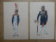 Delcampe - LOT DE 9 IMAGES SUR PAPIER BUVARD UNIFORMES A DEFINIR - Uniformen