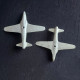 Lot De 2 Avions En Aluminium - Militari