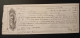 Decorative Promissory Note #20 - 1879 - Autres & Non Classés