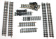 JOUEF HO 9 RAIL 1 AIGUILLAGE MANUEL 1 DECROCHAGE 1 COUPURE 6 DROIT N°475 N°475/2, MODELISME FERROVIAIRE TRAIN (2105.274) - Track