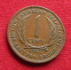 East Caribbean States 1 Cent 1962 KM# 2 *VT British Caribbean Territories Caraibas Caraibes Orientales Eastern - Britse Caribische Gebieden