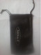 01 -Pochette Pour Lunette De Soleil - MS&F Made In Italy - Tissus Enduit Noir Briant - Materiale Di Profumeria