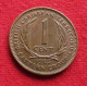 East Caribbean States 1 Cent 1965 KM# 2 *V1T British Caribbean Territories Caraibas Caraibes Orientales Eastern - Caribe Británica (Territorios Del)