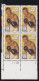 Sc#2766, Joe Louis Boxer Boxing Sport, 29-cent Plate Number Block Of 4 MNH Stamps - Plattennummern