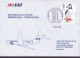 Great Britain SAS First DC-9 Flight BIRMINGHAM-COPENHAGEN 1989 Cover Brief Lettre Bird Vogel Oiseau Puffin - Lettres & Documents