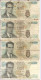 BELGIE - 4 X 20 FR 1964 - Nrs 3E8691617 + 4E0696610 + 2G7068787 + 3T9169252 - Altri & Non Classificati