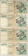 BELGIE - 4 X 20 FR 1964 - Nrs 3E8691617 + 4E0696610 + 2G7068787 + 3T9169252 - Other & Unclassified