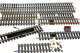 JOUEF HO 9 RAIL 1 BUTOIR, 1 DECROCHAGE, 2 COUPURE 1 PRISE, 5 DROIT N°475, N475/2, MODELISME FERROVIAIRE TRAIN (2105.278) - Binari