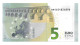 (Billets). 5 Euros 2013 Serie WA, W002H6 Signature 3 Mario Draghi N° WA 4624826896 UNC - 5 Euro