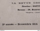 REVUE DES FRANCAIS 11/1914 LIVRET DE 48 PAGES - Historische Dokumente